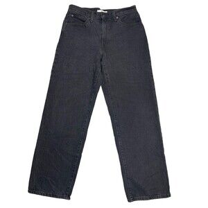 Levi's Jeans Women's Size 30 Washed Black Denim 94 Baggy High Rise Straight